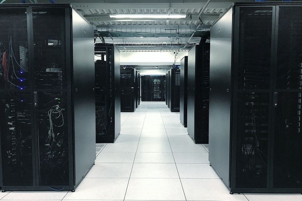 Des racks dans un Data Center